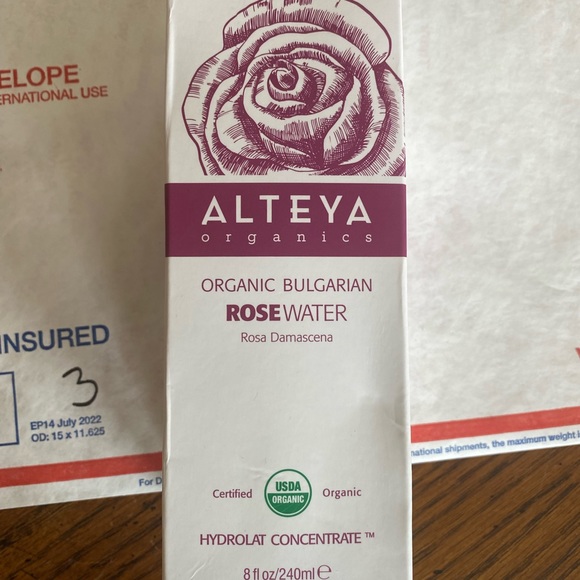 Alteya Organics Rose Water Organic Facial Toner Moisturizer 8 Oz - Picture 6 of 6